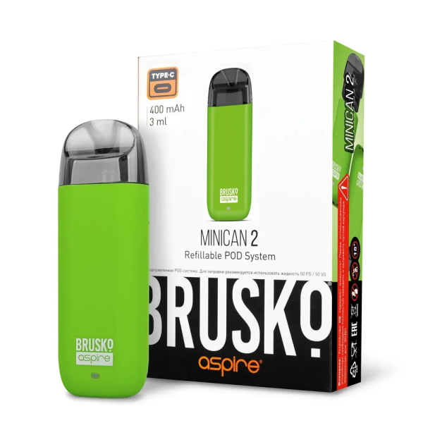 Brusko MINICAN 2 (400 мАч, Зеленый) в Севастополе