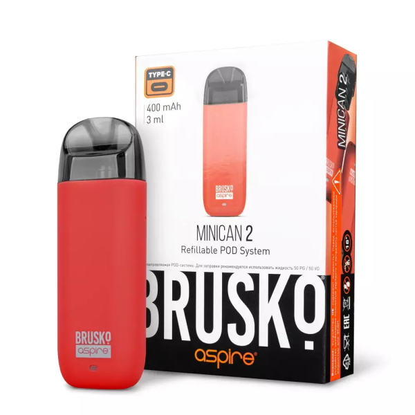 Brusko MINICAN 2 (400 мАч, Красный) в Севастополе