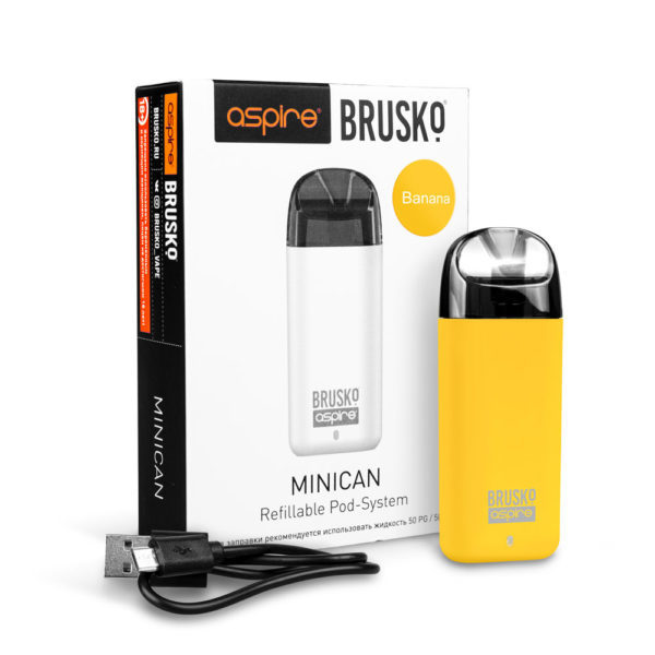 Brusko MINICAN plus (850 мАч, Желтый) в Севастополе