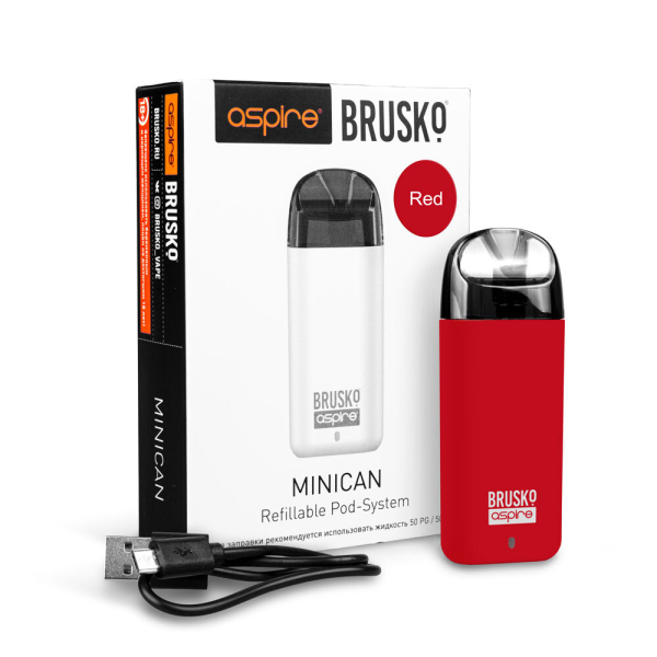 Brusko MINICAN plus (850 мАч, Красный) в Севастополе