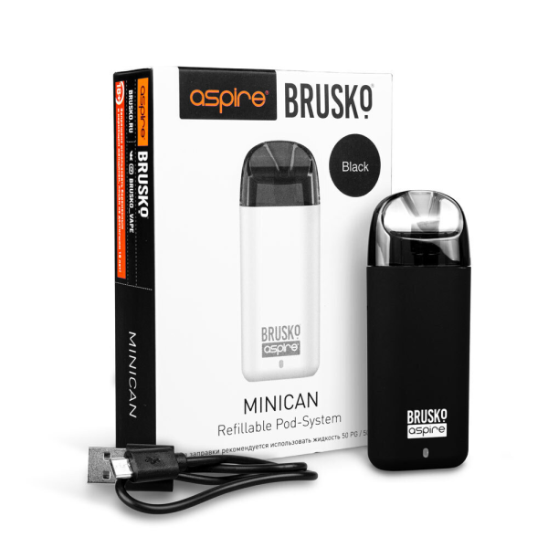 Brusko MINICAN (350 мАч, Черный) в Севастополе