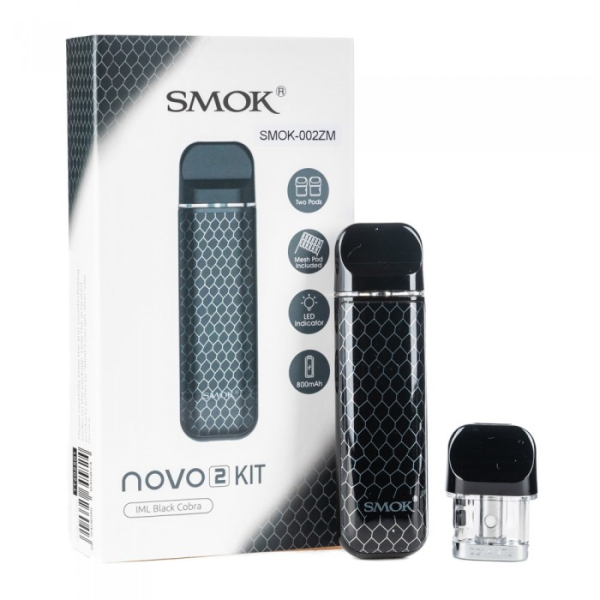 POD-система SMOK Novo 2 Pod 800 mAh Black Carbon в Севастополе