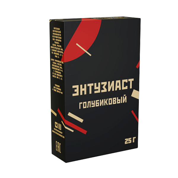 Табак ЭНТУЗИАСТ ГОЛУБИКОВЫЙ 25 гр в Севастополе