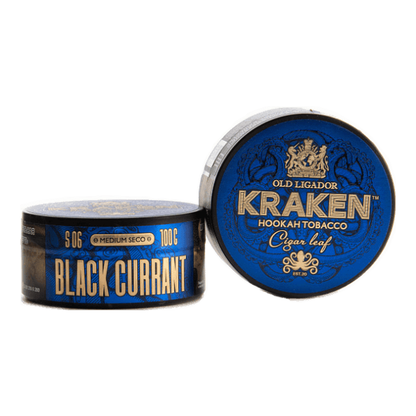 Табак Kraken Medium Seco Black Currant (Черная Смородина) 100 гр в Севастополе