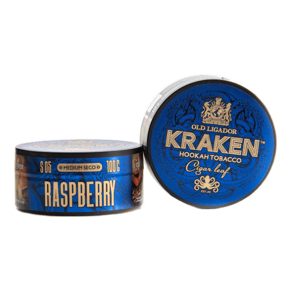 Табак Kraken Medium Seco Raspberry (Малина) 100 гр в Севастополе