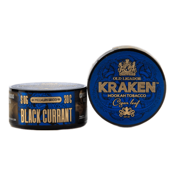 Табак Kraken Medium Seco Black Currant (Черная смородина) 30 гр в Севастополе