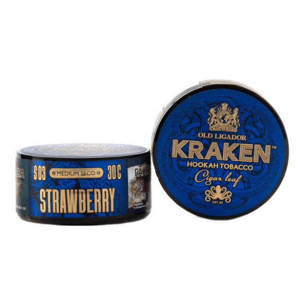 Табак Kraken Medium Seco Strawberr (Клубника) 30 гр в Севастополе