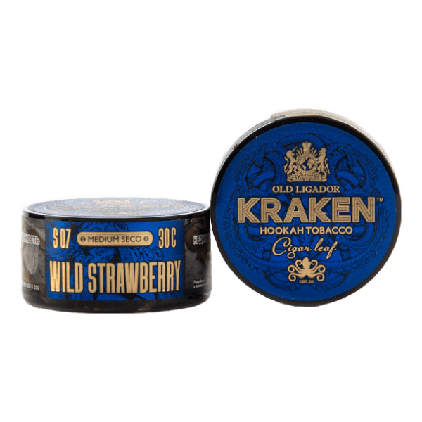 Табак Kraken Medium Seco wild strawberry (Земляника) 30 гр в Севастополе