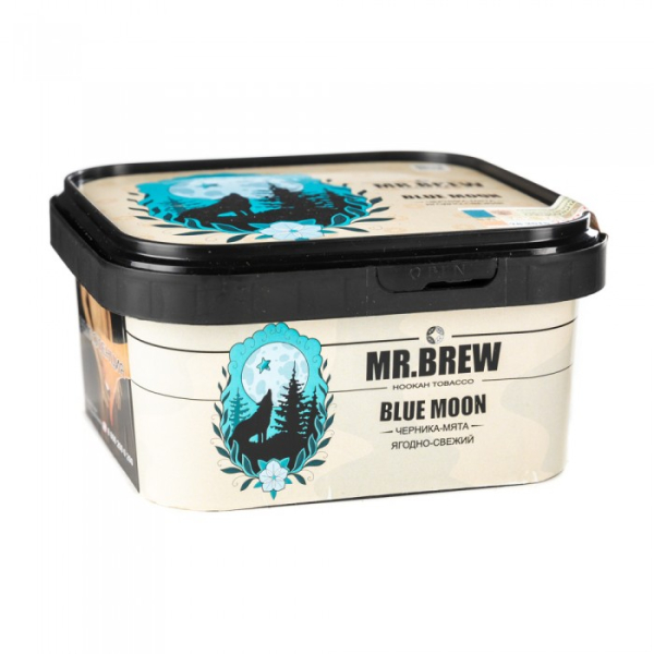 Табак Mr Brew Blue Moon (Черника с мятой) 200 гр в Севастополе