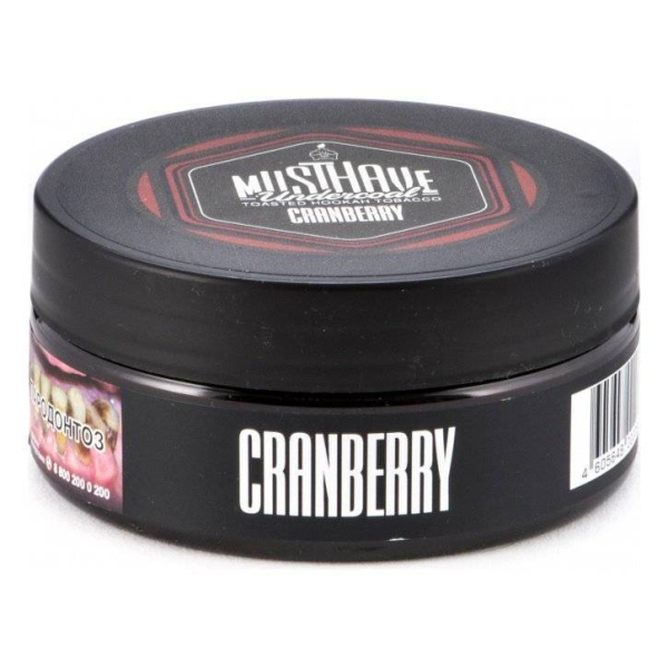 Табак Must Have Cranberry 125 грамм в Севастополе