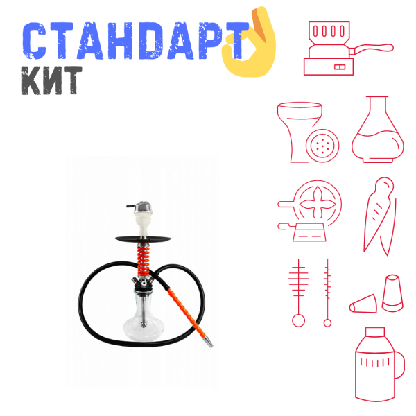 Набор с кальяном  Mamay Customs Micro Coilovers Red СТАНДАРТ в Севастополе