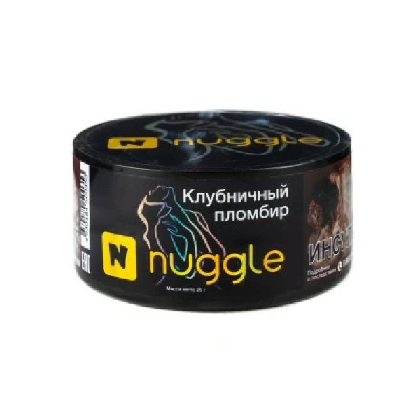 Табак Nuggle Клубничный пломбир 25 гр в Севастополе