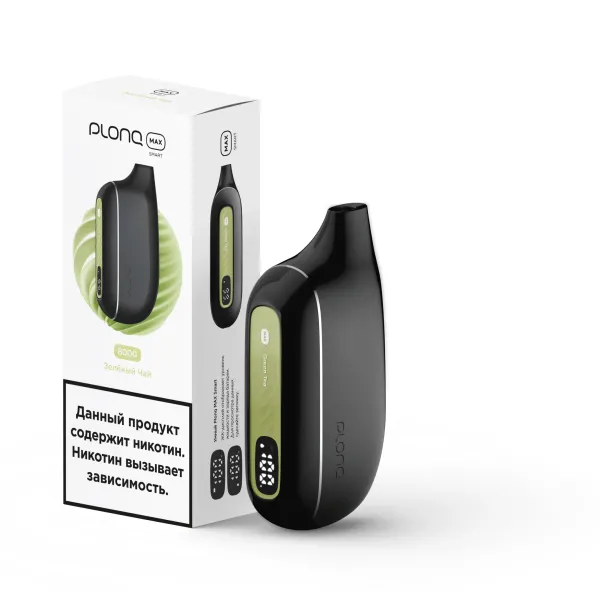 Plonq Max Smart Зеленый Чай (8000 Затяжек) 20 Мг в Севастополе