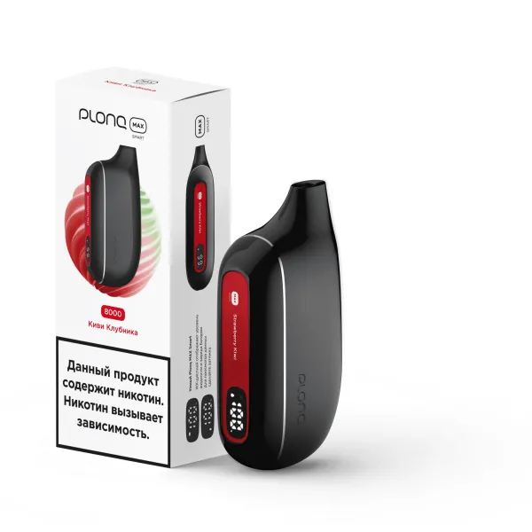 Plonq Max Smart Киви Клубника (8000 Затяжек) 20 Мг в Севастополе