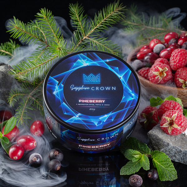 Табак Sapphire Crown Pineberry (Ягоды хвоя Мята) 100 гр в Севастополе