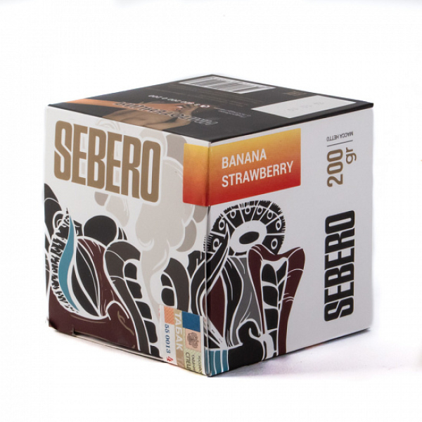 Табак SEBERO BANANA STRAWBERRY 200 грамм в Севастополе