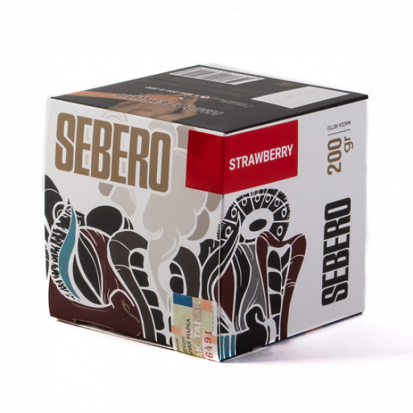 Табак SEBERO STRAWBERRY 200 грамм в Севастополе
