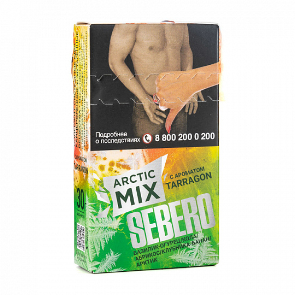 Табак SEBERO ARCTIC MIX TARRAGON 30 грамм в Севастополе