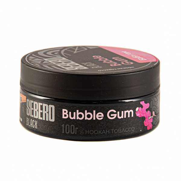 Табак SEBERO BLACK BUBBLE GUM 100 гр в Севастополе