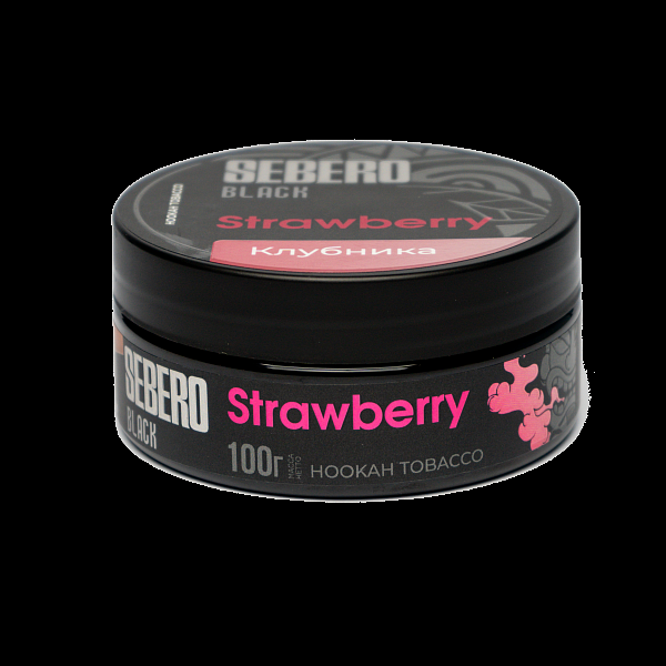 Табак SEBERO BLACK STRAWBERRY 100 гр в Севастополе