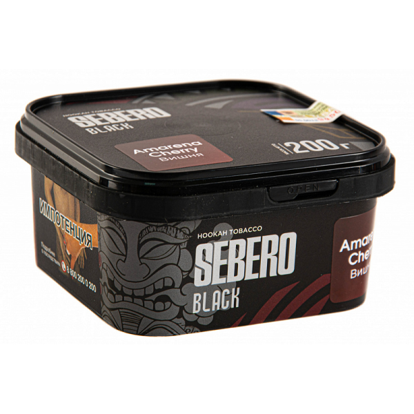 Табак SEBERO BLACK AMARENA CHERRY 200 гр в Севастополе