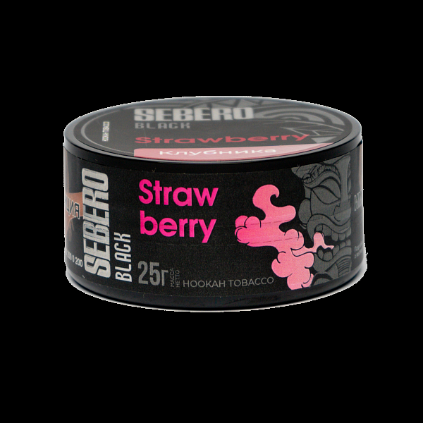 Табак SEBERO BLACK STRAWBERRY 25 гр в Севастополе