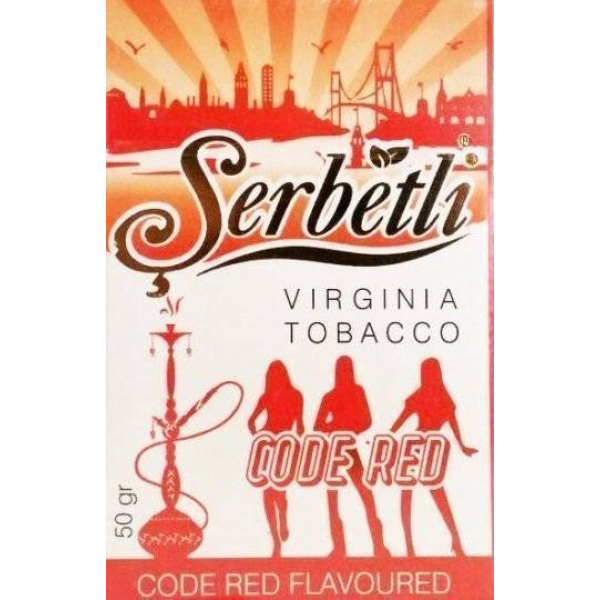 Табак Serbetli Code Red 50 грамм в Севастополе
