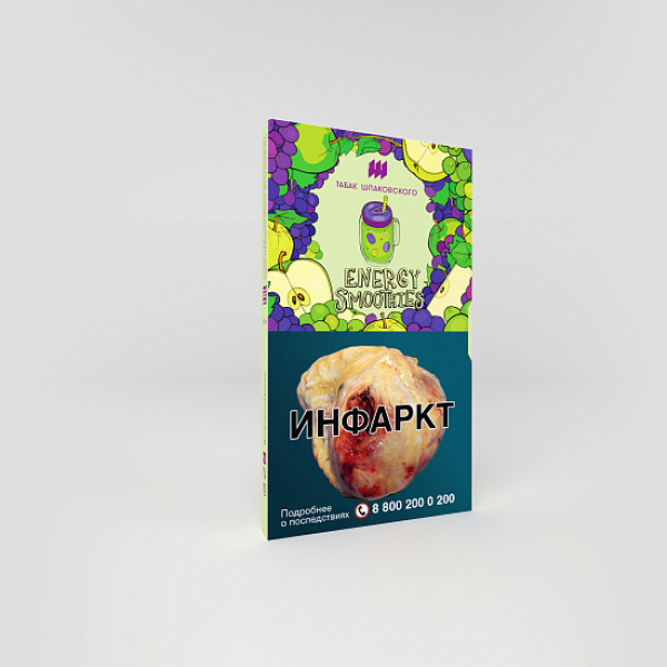 Табак ШПАКОВСКОГО ENERGY SMOOTHIES (ЭНЕРГЕТИЧЕСКИЙ СМУЗИ) 40 гр в Севастополе