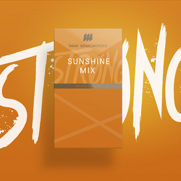 Табак Шпаковского Strong Sunshine MIx (Мюсли Манго) 40 гр в Севастополе