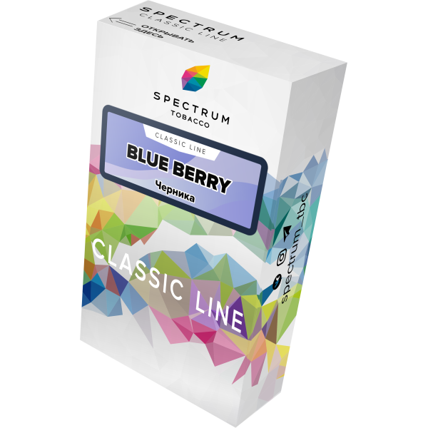 Табак Spectrum Classic blue berry 40 грамм в Севастополе