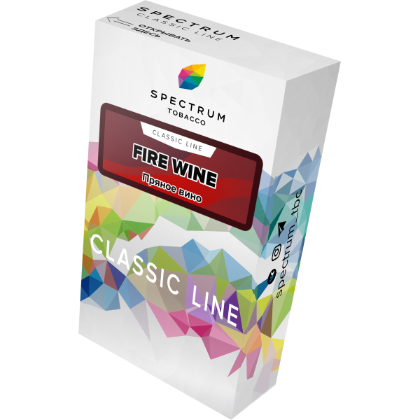 Табак Spectrum Classic fire wine 40 грамм в Севастополе