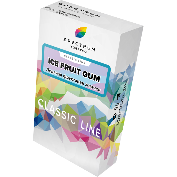 Табак Spectrum Classic ice fruit gum 40 грамм в Севастополе