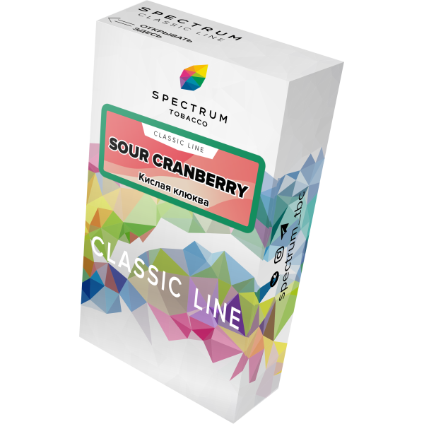 Табак Spectrum Classic sour cranberry 40 грамм в Севастополе