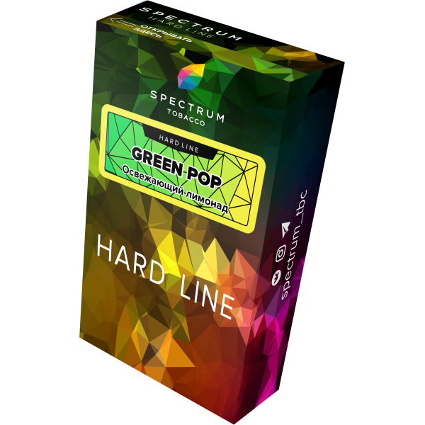 Табак Spectrum Hard green pop 40 грамм в Севастополе