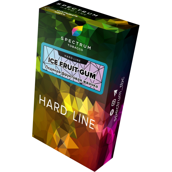Табак Spectrum Hard ice fruit gum 40 грамм в Севастополе