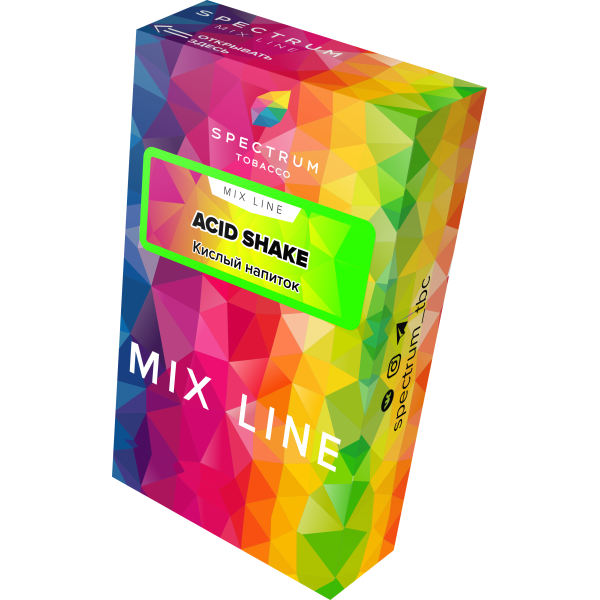 Табак Spectrum Mix Line Acid Shake 40 грамм в Севастополе