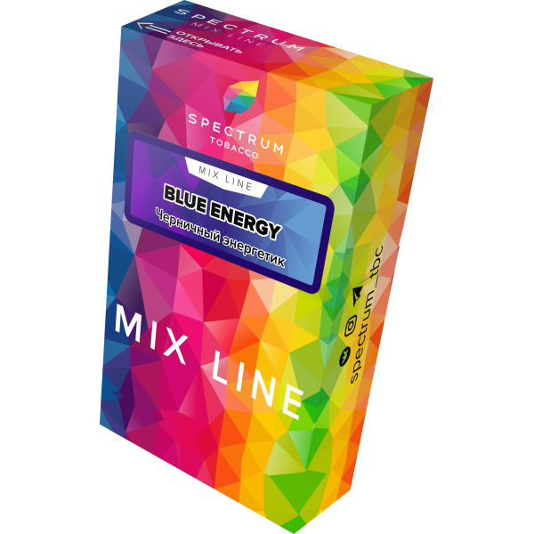 Табак Spectrum Mix Line Blue Energy 40 грамм в Севастополе