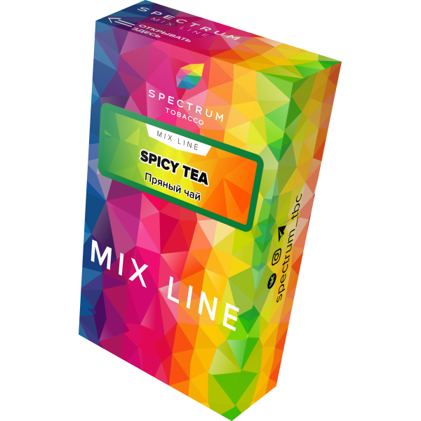 Табак Spectrum Mix Line Spicy Tea 40 грамм в Севастополе