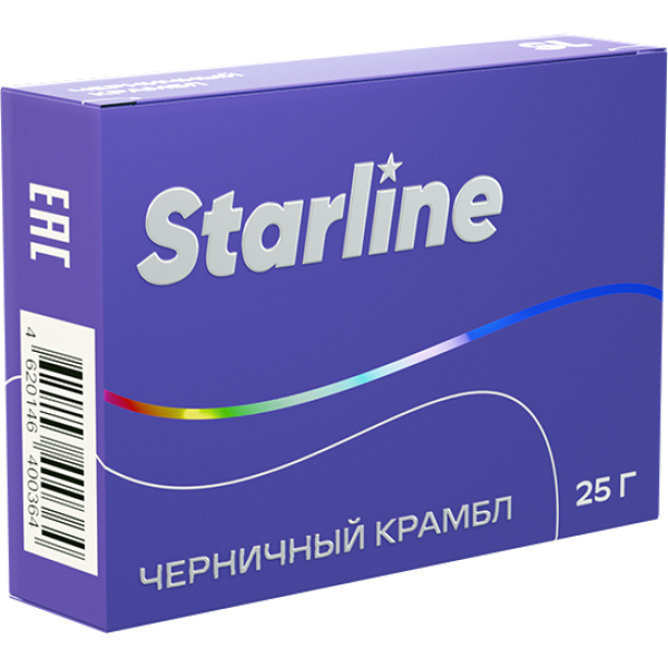 Табак Starline Черничный крамбл 25 гр в Севастополе