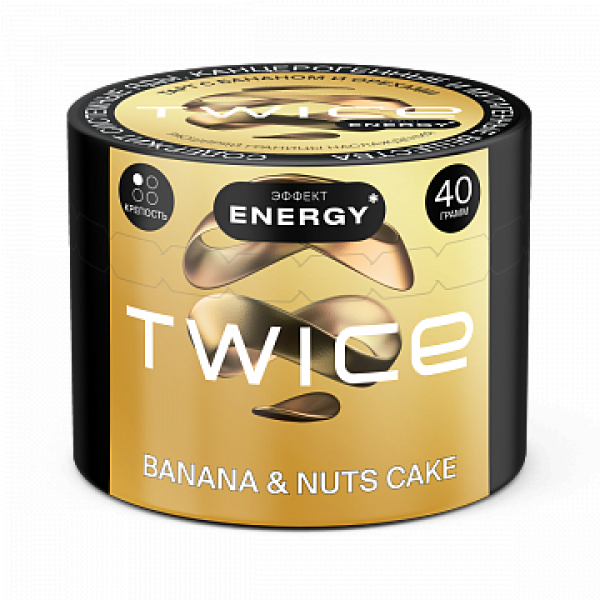 Табак TWICE Banana Nuts Cake (Пирог с бананом и орехами) 40 гр в Севастополе