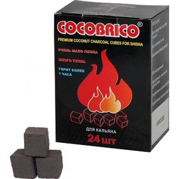 Уголь для кальяна CocoBrico 24 кубика в Севастополе