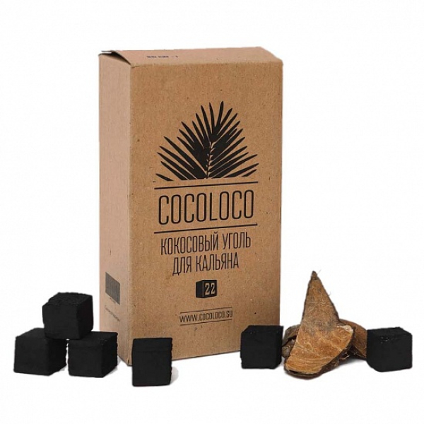 Кокосовый уголь Cocoloco 22мм в Севастополе