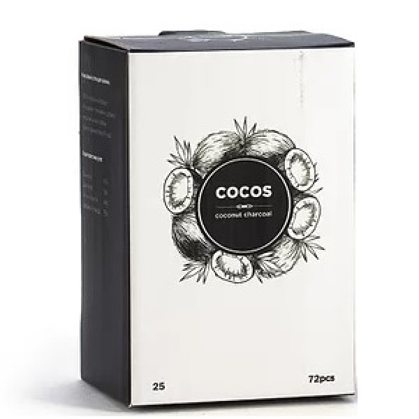 Кокосовый уголь Cocos 25мм для кальяна в Севастополе