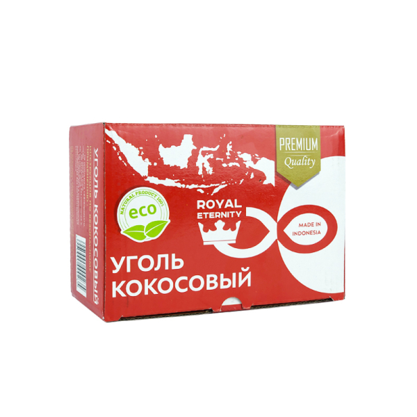 Кокосовый уголь Royal Eternity для кальяна (25 мм, 72 шт) в Севастополе