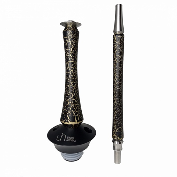 Кальян Union Hookah Sleek Кракле золотой в Севастополе