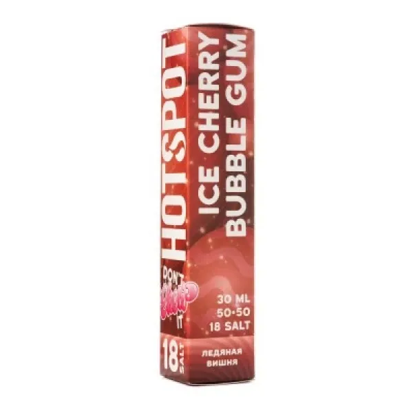 Жидкость HOTSPOT Chow Ice Cherry Bubble Gum 30 мл в Севастополе