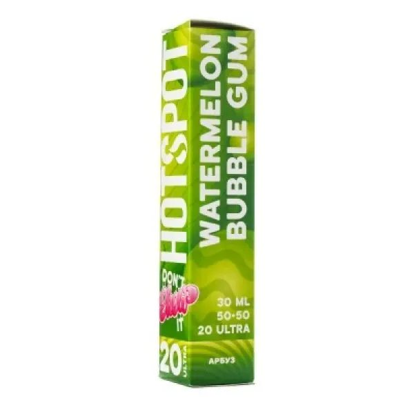 Жидкость HOTSPOT Chow Ultra Watermelon Bubble Gum 30 мл в Севастополе