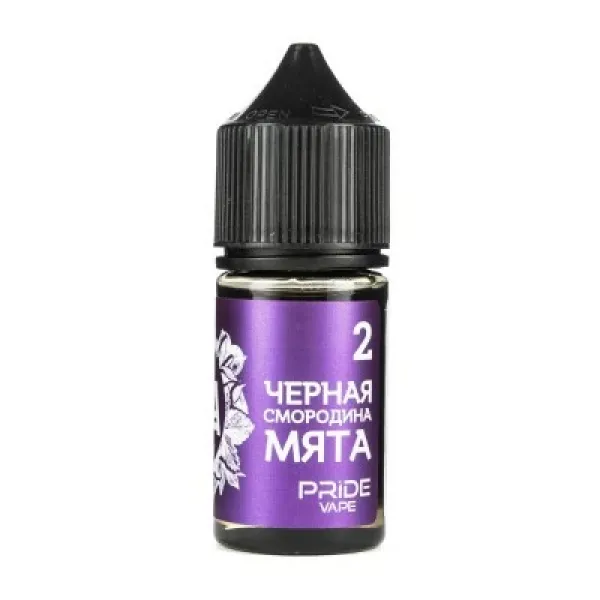 Жидкость Pride Vape Tea Salt Черная смородина мята 30 мл в Севастополе