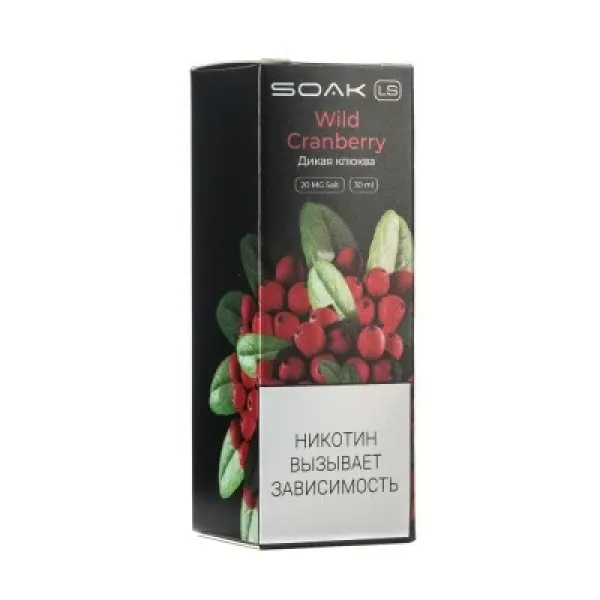Жидкость SOAK LS Wild Cranberry 30 мл в Севастополе