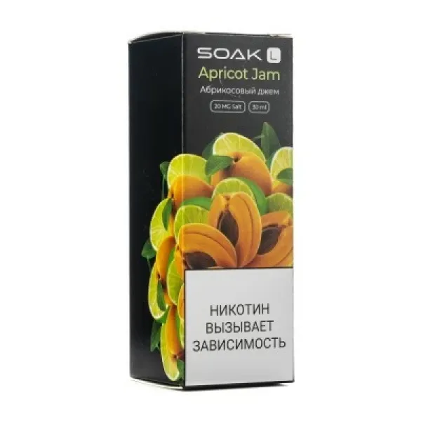 Жидкость SOAK L Apricot Jam 30 мл в Севастополе